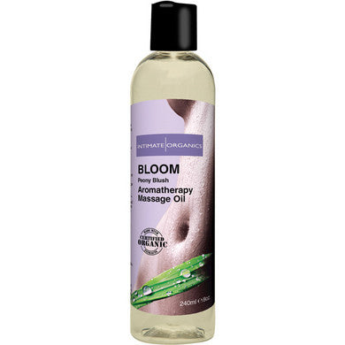Bloom Aromatherapy Massage  Oil - Peony Blush - 8 Oz.