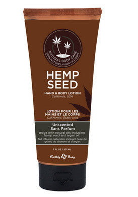 Hemp Seed Hand and Body  Lotion - Unscented - 7 Oz.  Tube