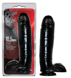 Hard Steel 10.5-Inch Cock - Black