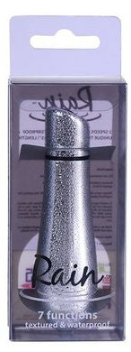 Rain Power Bullet 3 inch Textured Silver 7 Function