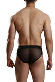 Brief with Mesh - Black - One  Size