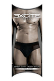 Brief with Mesh - Black - One  Size