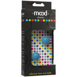 Mood Steamy Silicone Ben-wa  Balls - Blue