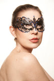 Venetian Filigree Black Mask