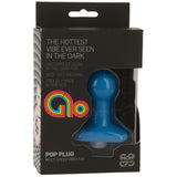 Glo Pop Plug Vibrating - Blue