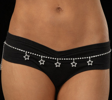 Rhinestone Stars Belly Chain