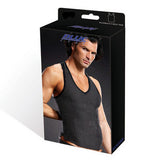 Performance Microfiber Pinstripe V-Neck Tank - Black/White - Large/Extra Large