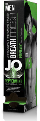 Jo Breath Fresh Mist - for Men  Peppermint 5ml - 12 Count  Display