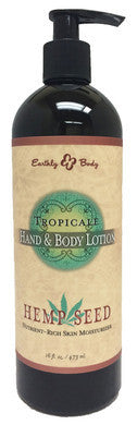 Tropicale Hemp Seed Hand and  Body Lotion - 16 Oz.
