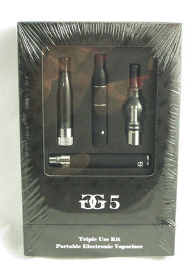 Gg5 Electronic Vaporizer Kit Triple Use Kit - Black