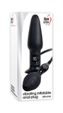 Vibrating Inflatable Anal  Plug