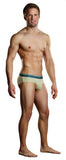 Heather Stripe Bikini - Yellow  and Grey - Small