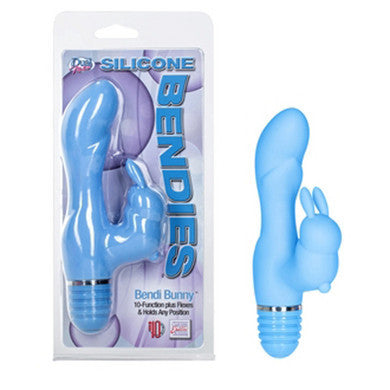 Silicone Bendies Bendi Bunny Blue