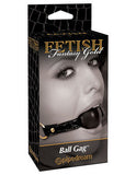 Fetish Fantasy Gold Ball Gag -  Black