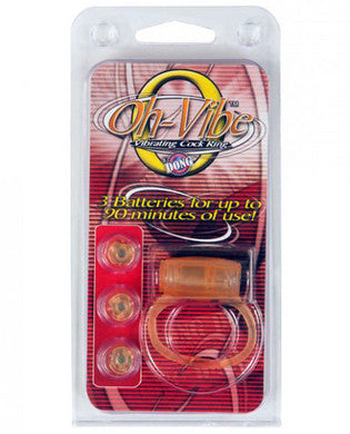 Oh-vibe Vibrating Cock Ring  with Replacement Batteries