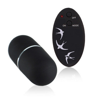 Wireless Remote Vibrating Egg - Black