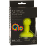 Glo Pop Plug Vibrating - Yellow