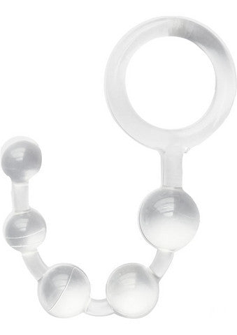 Hung Man Tools Anal Beads - Clear