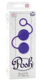 Posh Silicone O Balls - Purple