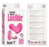 7-Function Silicone Love Rider Remote G - Pink