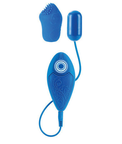 Posh 10-Function Silicone Pleasure Pack 2 - Blue