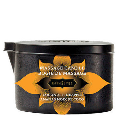 Massage Oil Candle - Coconut  Pineapple - 6 Oz.