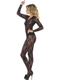 Lace Bodystocking - Black