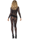 Lace Bodystocking - Black