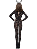 Lace Bodystocking - Black