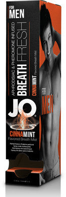 Jo Breath Fresh Mist - for Men  Cinnamint 5ml - 12 Count  Display