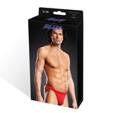 Performance Microfiber Thong - Red - Small/Medium