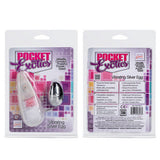 Pocket Exotics Vibrating  Silver Egg