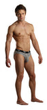 Heather Rib Enhancer Bikini  - Grey - Large