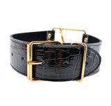 Fetish Fantasy Gold Collar  and Leash - Black