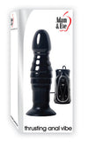Adam and Eve Thrusting Anal  Vibe - Black