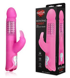 Rotating Rabbit with Pleasure  Beads - Pink