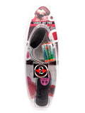 12-Function Light My Fire Vibrating Probe - Black