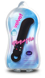 Blush Velvet G-Spot Mini Vibrator- Black