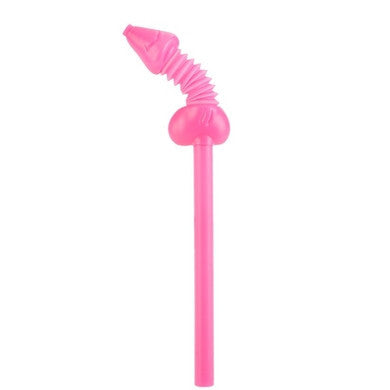 Girls Night Jumbo Cock-Tail Straw - Pink
