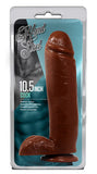 Hard Steel 10.5-Inch Cock - Brown