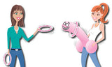 Inflata-Willie Ring Toss Game