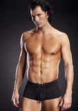 Performance Microfiber Lace-Up Trunk - Black - Small/Medium