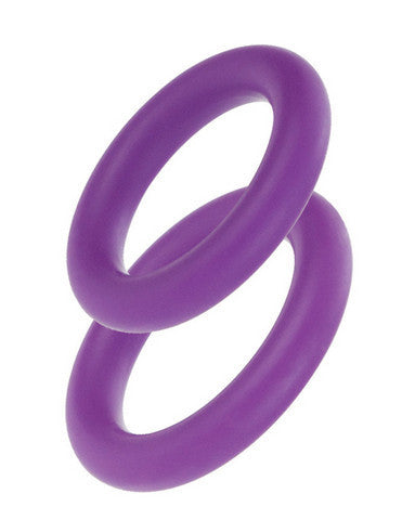Nick Hawk Gigolo Silicone Stay Hard Rings - Purple