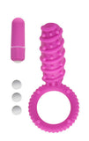 Simply Silicone 10X Love Button Ring - Pink