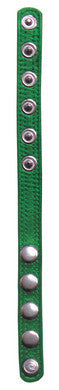 Cocky Boys Leather Code Band  - Green - Hustler