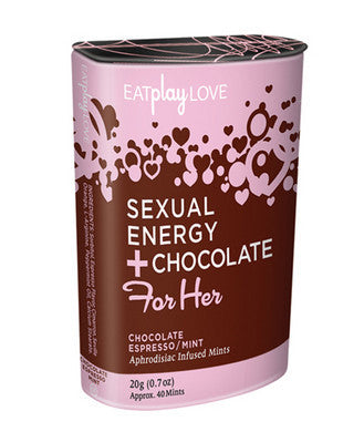 Sexual Energy+chocolate  for Her - Chocolate Espresso  Mints