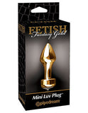 Fetish Fantasy Gold Mini  Luv Plug - Gold