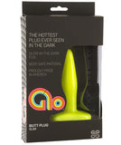 Glo Butt Plug Slim - Yellow