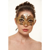 Venetian  Burlesque Gold  Mask