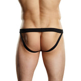 Sport Jock Athletic Mesh -  Turquoise and Black - Large -extra Large